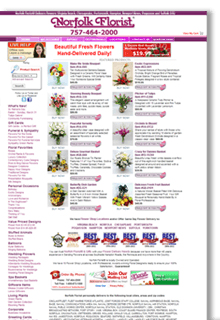Norfolk Florist Website