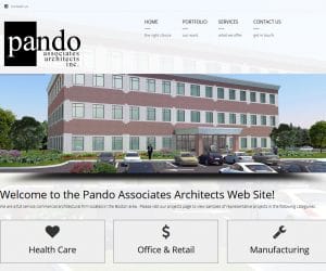 Pando Associates Web Design Project