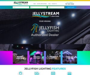 JellyStream Lighting Web Design Project