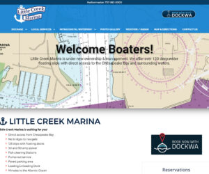 Little Creek Marina Web Design Project