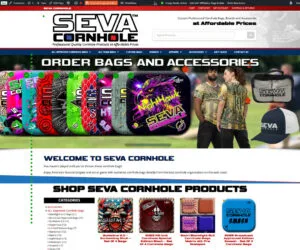 SEVA Cornhole Web Design Project